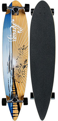 Krown complete longboard skateboard
